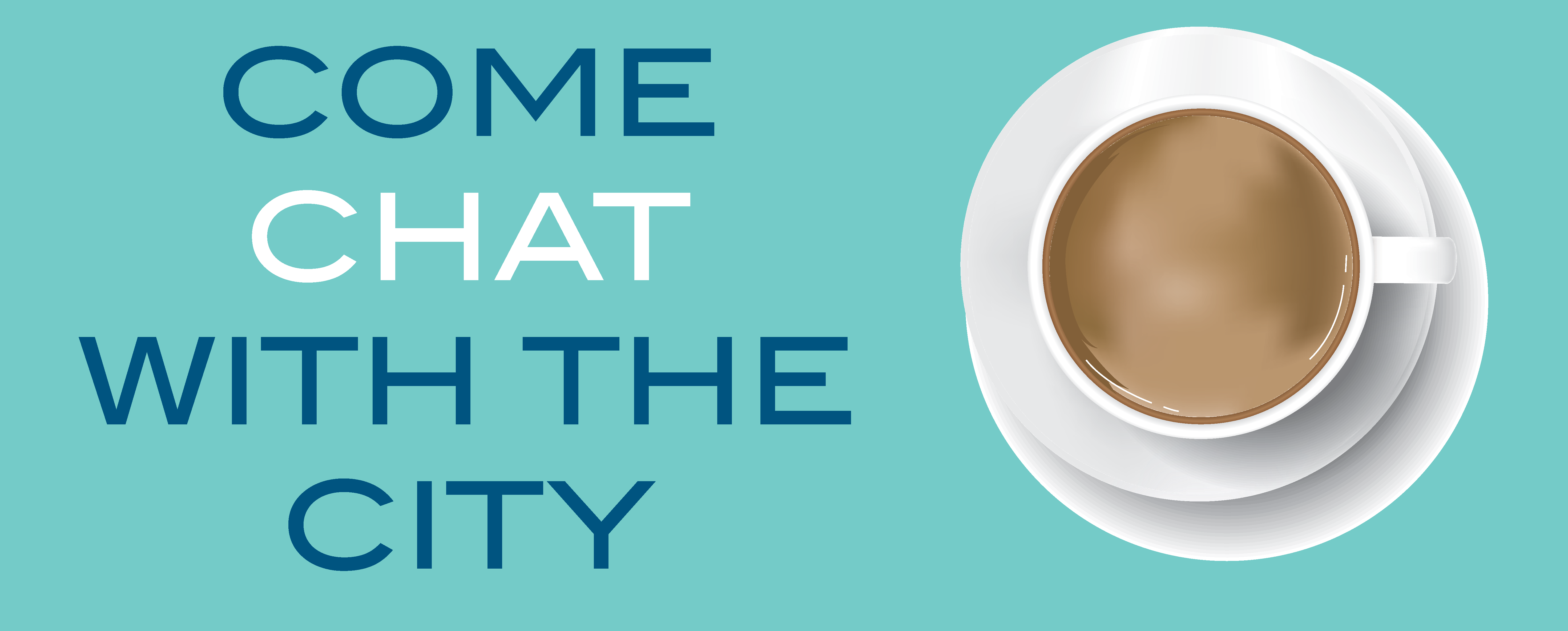 Come Chat With The City Icon 353 x 142